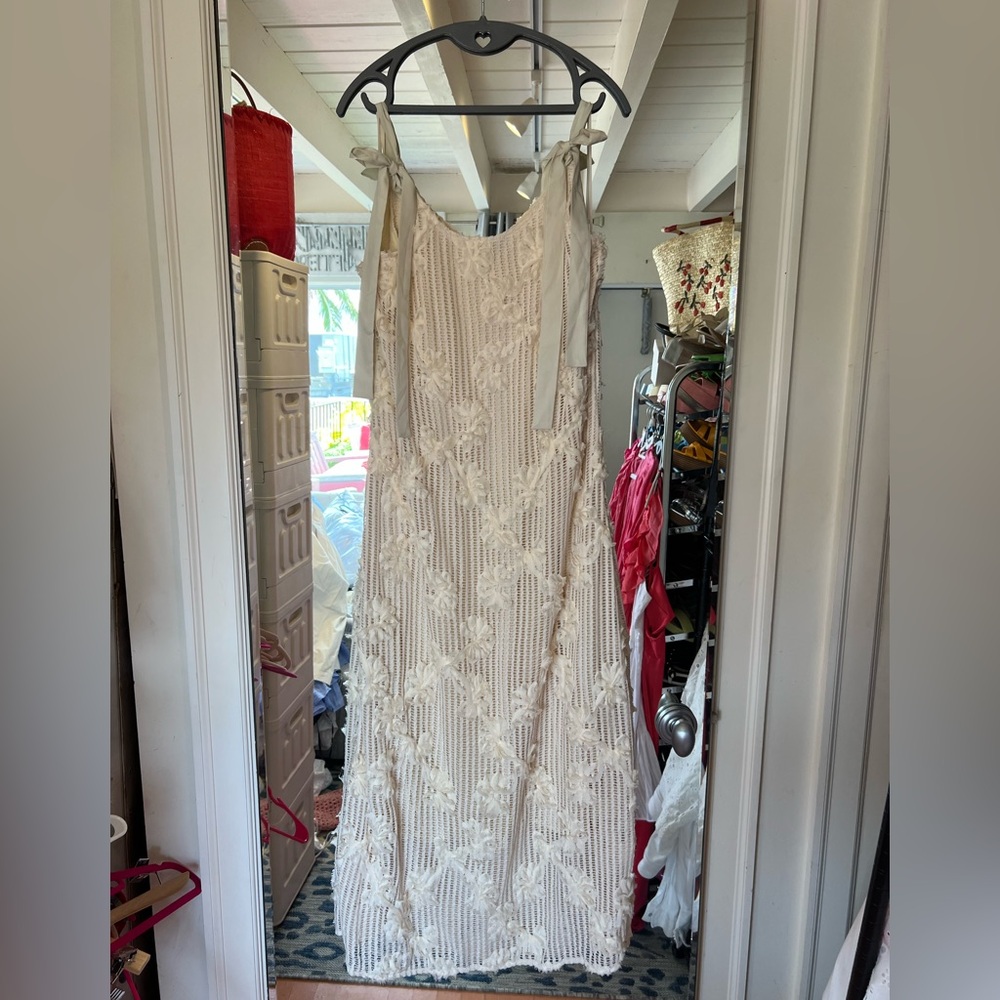 En Saison Red Spaghetti Strap Maxi Sundress